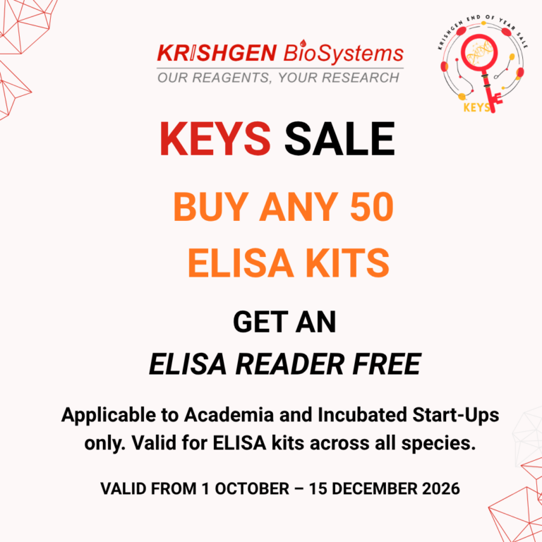 Buy 50 ELISA kits and get an ELISA Reader Free – Academia and Incubated Start Ups Only (all species)